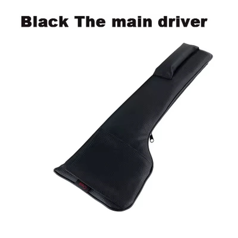 Car Seat Gap Filler Pockets PU Leather Storage Car Organizer Car Seat Slit Gap Pocket Storage Leak Stop Pad Soft Padding