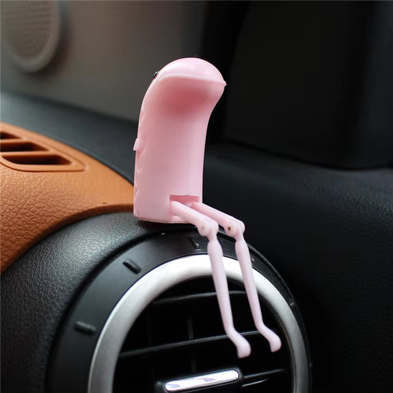 Car Freshener ABS Shaking Legs Eel Perfume Clip Ornaments Cute Automobiles Air Outlet Vents Solid Fragrance Smell Diffuser Gifts