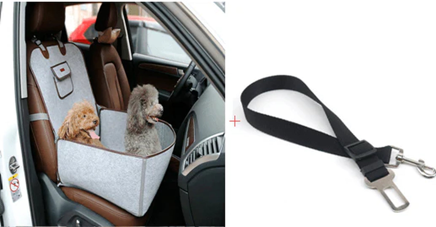 Retro Pet Travel Buddy: Versatile Car Mat & Seat Cushion