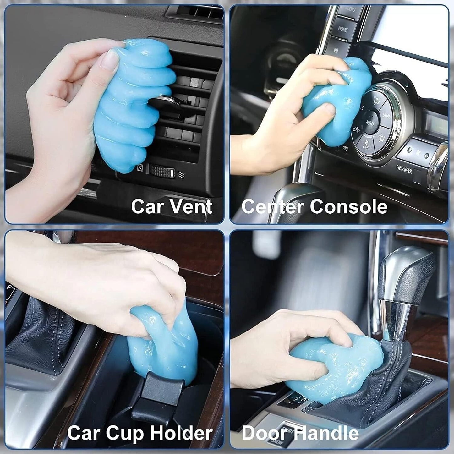 2 PACK - Universal Dust Cleaning Gel for Detailing Car Interiors, Laptop